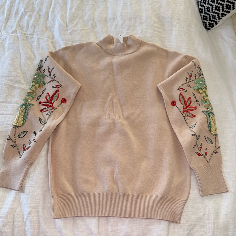 Desigual embroidered and embellished sweater